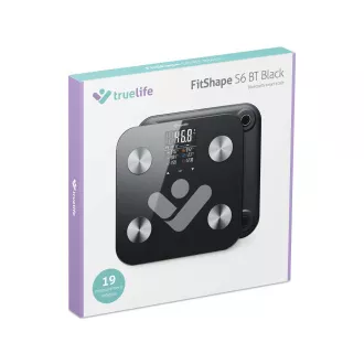 TrueLife FitShape S6 BT - Bioelektrische Impedanz-Bluetooth-Waage - schwarz TrueLife FitShape S6 BT - Bioelektrische Impedanz-Bluetooth-Waage - schwarz