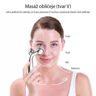TOUCHBEAUTY 1613AS Massageroller für Gesicht silber TOUCHBEAUTY 1613AS Massageroller für Gesicht silber