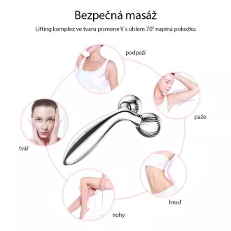 TOUCHBEAUTY 1613AS Massageroller für Gesicht silber TOUCHBEAUTY 1613AS Massageroller für Gesicht silber