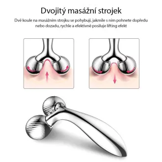 TOUCHBEAUTY 1613AS Massageroller für Gesicht silber TOUCHBEAUTY 1613AS Massageroller für Gesicht silber