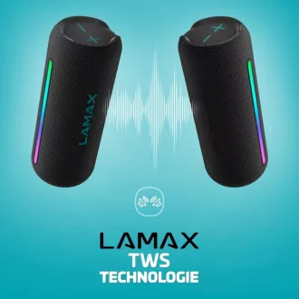 LAMAX LightNote1 - tragbarer Lautsprecher LAMAX LightNote1 - tragbarer Lautsprecher