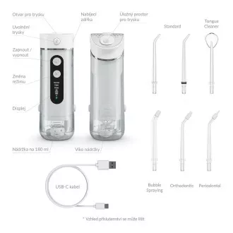 TrueLife AquaFloss Mini M50 Munddusche - Weiß
