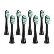 TrueLife SonicBrush Clean-Serie Bürstenköpfe, Standard, schwarz, 8er-Pack