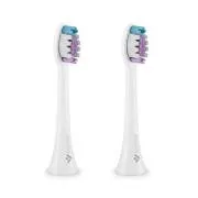 TrueLife SonicBrush Clean-Serie Bürstenköpfe „Sensitive white“, 2er-Pack