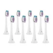 TrueLife SonicBrush Clean-Serie Bürstenköpfe „Sensitive“ in Weiß, 8er-Pack