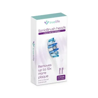 TrueLife SonicBrush Clean-Serie Bürstenköpfe „Whiten white“, 2er-Pack TrueLife SonicBrush Clean-Serie Bürstenköpfe „Whiten white“, 2er-Pack
