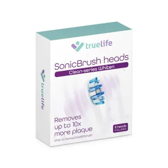 TrueLife SonicBrush Clean-Serie Bürstenköpfe „Whiten white“, 8er-Pack TrueLife SonicBrush Clean-Serie Bürstenköpfe „Whiten white“, 8er-Pack