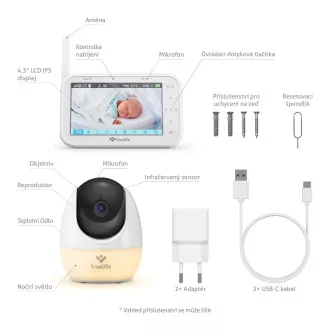TrueLife NannyCam R4 Pro - digitales Video-Babyphone TrueLife NannyCam R4 Pro - digitales Video-Babyphone