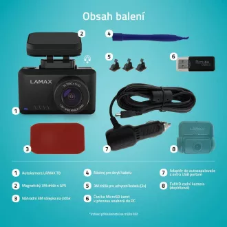 LAMAX T8 - Autokamera