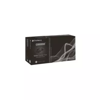 Nitril-Handschuhe Cranberry® Carbon, sehr weich (latexfrei), schwarz - 200 Stück, M Nitril-Handschuhe Cranberry® Carbon, sehr weich (latexfrei), schwarz - 200 Stück, M