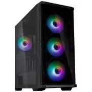 Zalman Z10 Duo / ATX / 4x120 mm ARGB-Lüfter / 2xUSB 3.0 / USB-C / gehärtetes Glas