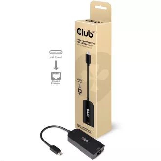Club3D Adapter USB 3.2 Gen 1 Typ C auf RJ45 2.5Gbps, 24cm Club3D Adapter USB 3.2 Gen 1 Typ C auf RJ45 2.5Gbps, 24cm