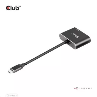 Club3D Hub MST (Multi Stream Transport) USB3.2 Gen2 Typ-C (DP Alt-Mode) zu DisplayPort HDMI 4K60Hz (M/F) Club3D Hub MST (Multi Stream Transport) USB3.2 Gen2 Typ-C (DP Alt-Mode) zu DisplayPort HDMI 4K60Hz (M/F)