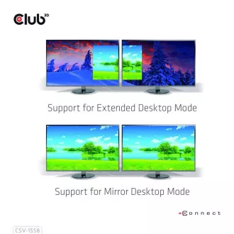 Club3D Video-Hub MST USB-C auf 2xHDMI USB-C PD 3.0, 4K60Hz Club3D Video-Hub MST USB-C auf 2xHDMI USB-C PD 3.0, 4K60Hz
