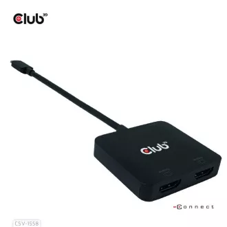 Club3D Video-Hub MST USB-C auf 2xHDMI USB-C PD 3.0, 4K60Hz Club3D Video-Hub MST USB-C auf 2xHDMI USB-C PD 3.0, 4K60Hz