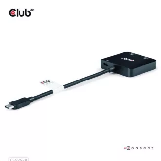 Club3D Video-Hub MST USB-C auf 2xHDMI USB-C PD 3.0, 4K60Hz Club3D Video-Hub MST USB-C auf 2xHDMI USB-C PD 3.0, 4K60Hz