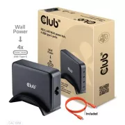 Club3D Travel Charger 240W GaN Technologie, 4xUSB-C, PPS   PD 3.1 Unterstützung