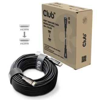 Club3D Aktives Hybrid-Glasfaser-HDMI-2.1-Kabel, 8K60Hz/4K120Hz, (M/M), 30 m Club3D Aktives Hybrid-Glasfaser-HDMI-2.1-Kabel, 8K60Hz/4K120Hz, (M/M), 30 m