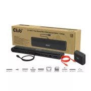 Club3D Dockingstation USB-C 12v1, 2xHDMI, 1xDP, 2xUSB-C, 3xUSB, 1xRJ45, 1x3.5mm, schwarz