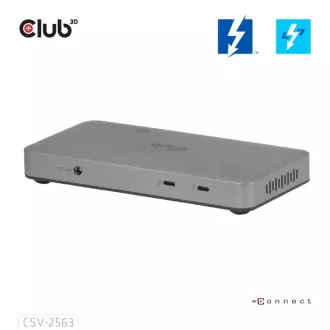 Club3D Hub Thunderbolt 5 5v1, 3x USB-C TB5, 1x USB-A, 1x8K60Hz, 3x 5K60Hz, Thunderbolt Share Zertifizierung, 180W Club3D Hub Thunderbolt 5 5v1, 3x USB-C TB5, 1x USB-A, 1x8K60Hz, 3x 5K60Hz, Thunderbolt Share Zertifizierung, 180W