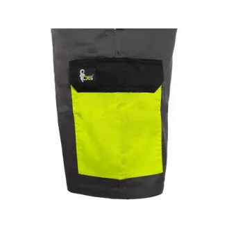 CXS PHOENIX ZEFYROS Shorts, Herren, grau-gelb, Gr. 58 CXS PHOENIX ZEFYROS Shorts, Herren, grau-gelb, Gr. 58