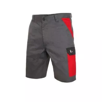 CXS PHOENIX ZEFYROS Shorts, Herren, grau-rot, Gr. 46
