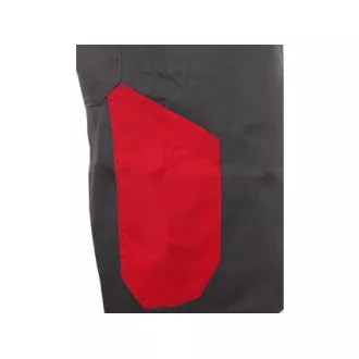 CXS PHOENIX ZEFYROS Shorts, Herren, grau-rot, Gr. 58