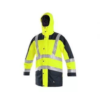 Herren Reflexjacke LONDON, 5in1, gelb-blau, Größe S