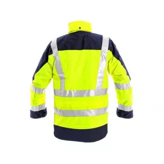 Herren Reflexjacke LONDON, 5in1, gelb-blau, Größe S