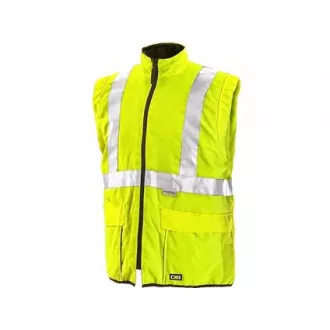 Herren Reflexjacke LONDON, 5in1, gelb-blau, Größe S