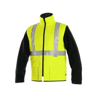Herren Reflexjacke LONDON, 5in1, gelb-blau, Gr. 2XL Herren Reflexjacke LONDON, 5in1, gelb-blau, Gr. 2XL