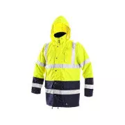 Herren Reflexjacke OXFORD, gelb-blau, Größe M