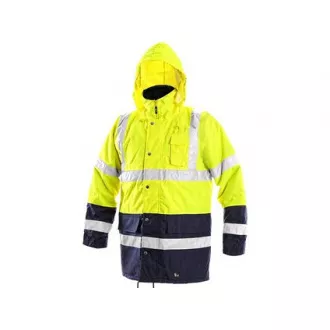 Herren Reflexjacke OXFORD, gelb-blau, Größe XL Herren Reflexjacke OXFORD, gelb-blau, Größe XL