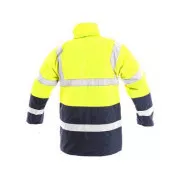 Herren Reflexjacke OXFORD, gelb-blau, Gr. 2XL