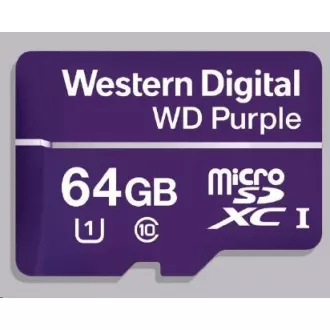 WD MicroSDXC-Karte 64GB Lila WDD064G1P0C Klasse 10, 16 TBW WD MicroSDXC-Karte 64GB Lila WDD064G1P0C Klasse 10, 16 TBW