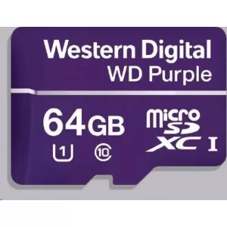 WD MicroSDXC-Karte 64GB Lila WDD064G1P0C Klasse 10, 16 TBW WD MicroSDXC-Karte 64GB Lila WDD064G1P0C Klasse 10, 16 TBW