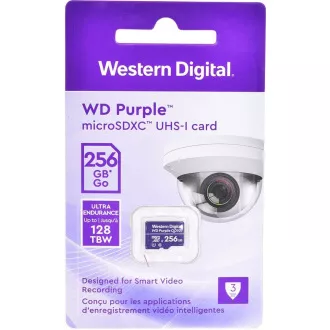 WD MicroSDXC-Karte 256GB Lila WDD256G1P0C Class 10 (R: 100/W: 60 MB/s)