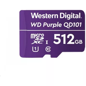 WD MicroSDXC-Karte 512GB Lila WDD512G1P0C Class 10 (R: 100/W: 60 MB/s)