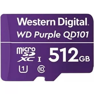 WD MicroSDXC-Karte 512GB Lila WDD512G1P0C Class 10 (R: 100/W: 60 MB/s)