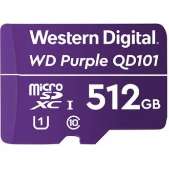 WD MicroSDXC-Karte 512GB Lila WDD512G1P0C Class 10 (R: 100/W: 60 MB/s)