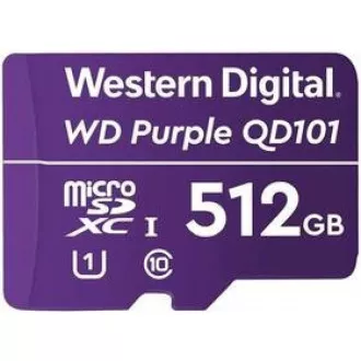 WD MicroSDXC-Karte 512GB Lila WDD512G1P0C Class 10 (R: 100/W: 60 MB/s)