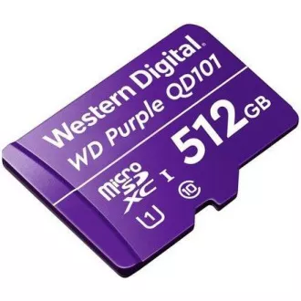 WD MicroSDXC-Karte 512GB Lila WDD512G1P0C Class 10 (R: 100/W: 60 MB/s)