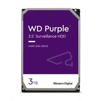 WD PURPLE WD33PURZ 3TB, SATA III 3,5", 256MB, 175MB/s, geräuscharm, CMR WD PURPLE WD33PURZ 3TB, SATA III 3,5", 256MB, 175MB/s, geräuscharm, CMR