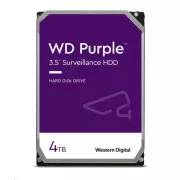 WD PURPLE WD43PURZ 4TB, SATA III 3,5", 256MB, 175MB/s, geräuscharm, CMR
