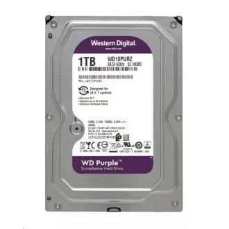 WD PURPLE WD11PURZ 1TB, SATA III 3,5", 64MB 5400RPM, 110MB/s, geräuscharm, CMR WD PURPLE WD11PURZ 1TB, SATA III 3,5", 64MB 5400RPM, 110MB/s, geräuscharm, CMR
