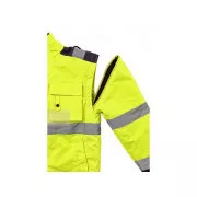 Jacke LUTON, Warnung, gelb-blau, Größe XS