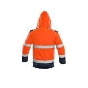 Jacke CXS LUTON, Warnjacke, Herren, orange-blau, Größe S
