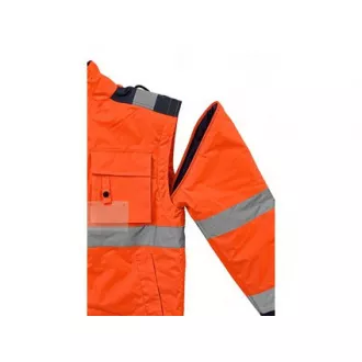 Jacke LUTON, Warnung, orange-blau, Größe L Jacke LUTON, Warnung, orange-blau, Größe L