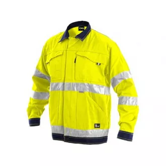 Bluse CXS NORWICH, Warning, Herren, gelb-blau, Gr. 54 Bluse CXS NORWICH, Warning, Herren, gelb-blau, Gr. 54