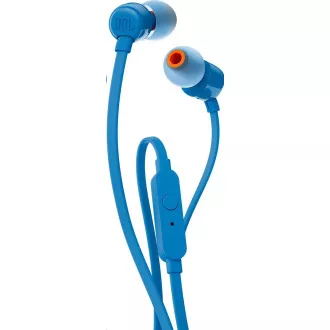 JBL T110 Schwarzer ohrumschließender Kopfhörer, 3,5 mm Klinke, Mikrofon, blau JBL T110 Schwarzer ohrumschließender Kopfhörer, 3,5 mm Klinke, Mikrofon, blau